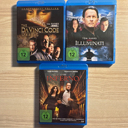 Robert langdon blu ray - 3, blu-ray
