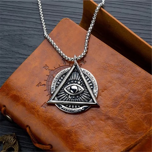 Illuminati auge halskette - illuminati,