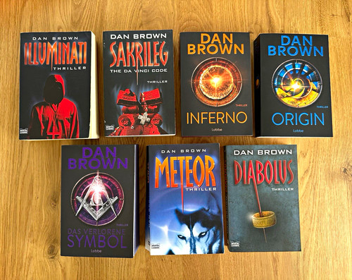 Dan brown thriller - thriller-set, 7x